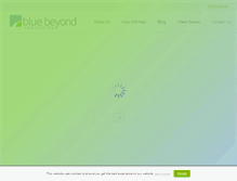 Tablet Screenshot of bluebeyondconsulting.com